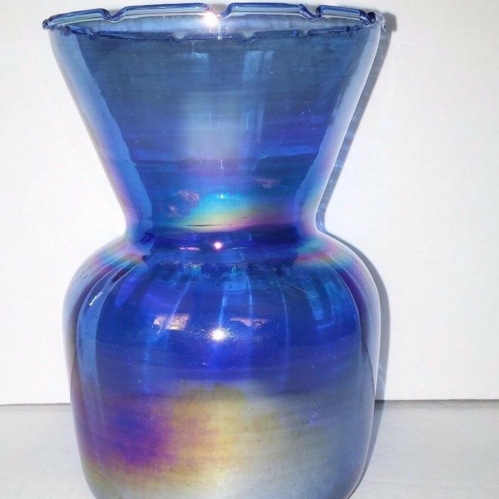 Vitro Mosa Mexican Handblown Art Glass Vase
